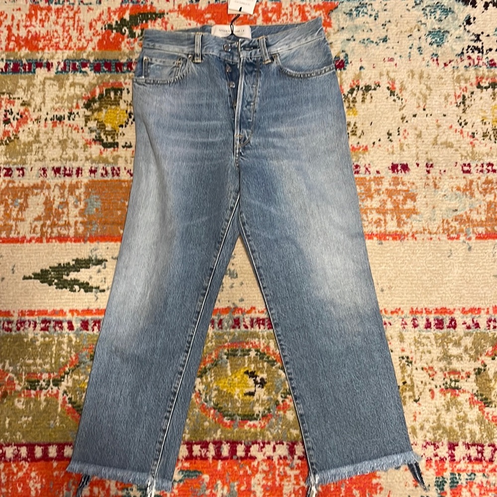 Golden Goose size 27 light wash cropped jeans